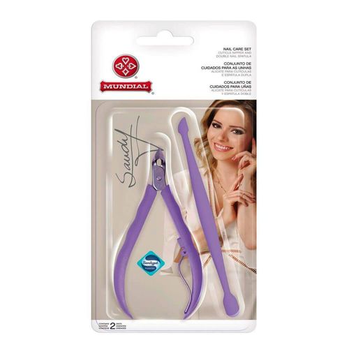 Alicate Para Cutículas Mundial Sandy Espátula Dupla 756 (Cores Sortidas) Alicate Para Cutículas Mundial Sandy Espátula Dupla 756 (Cores Sortidas)