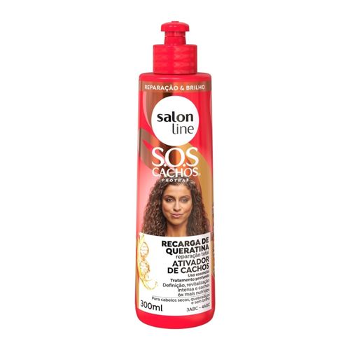 Ativador Salon Line Sos Recarga Queratina 300ml