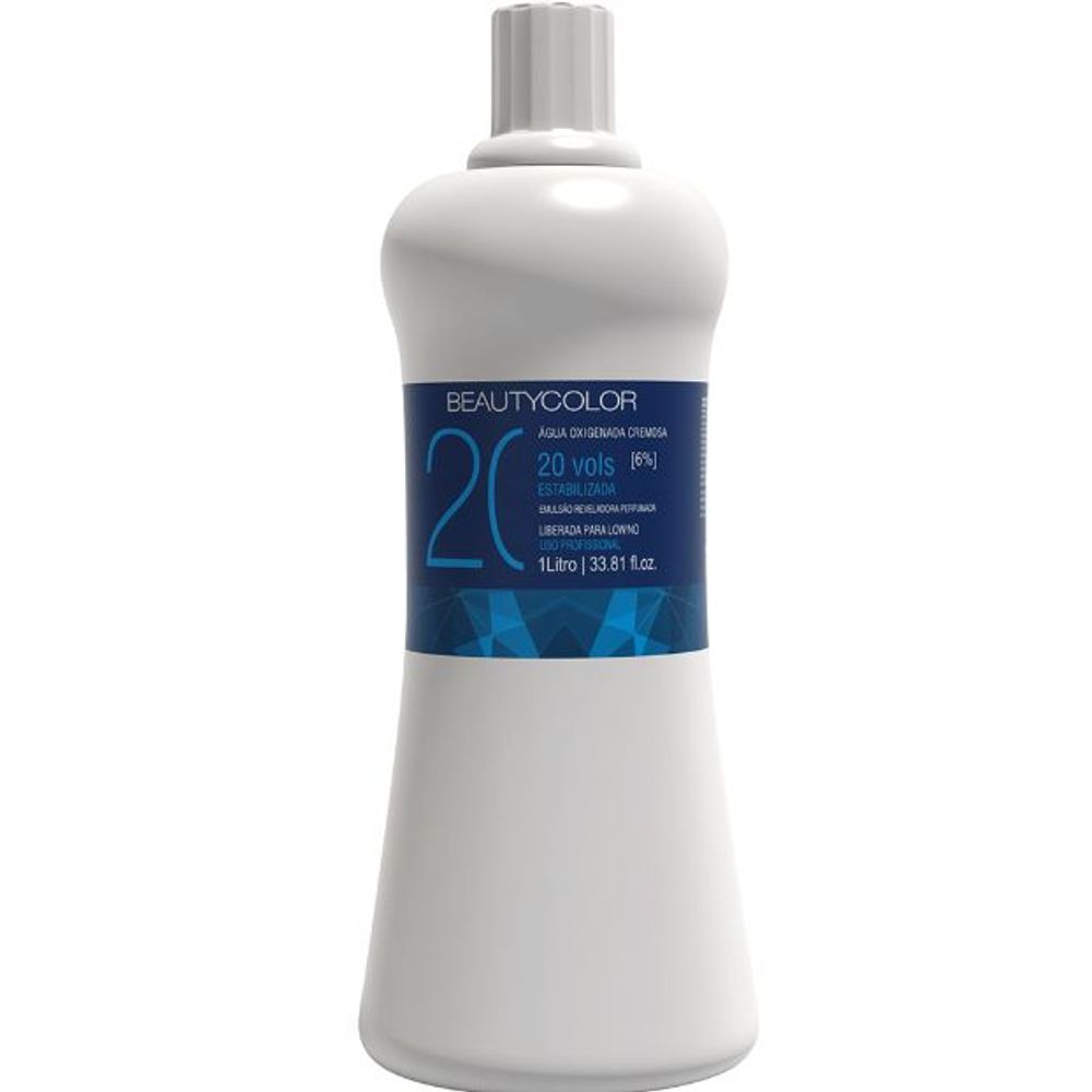 Água Oxigenada Beautycolor 20 Vol 1L
