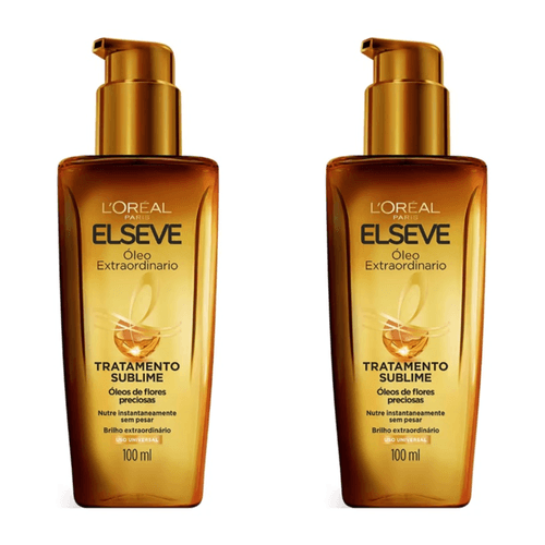 Kit c/2 Loreal Óleo Elseve Extraordinario 100ml Kit c/2 Loreal Óleo Elseve Extraordinario 100ml