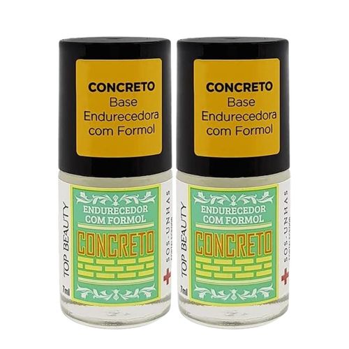 Kit c/2 Unidades de Esmalte para Unha top Beauty 7ml SOS Unhas Concreto Kit c/2 Unidades de Esmalte para Unha top Beauty 7ml SOS Unhas Concreto