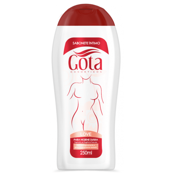 Sabonete Liquido Intimo Gota Dourada Love 250ml