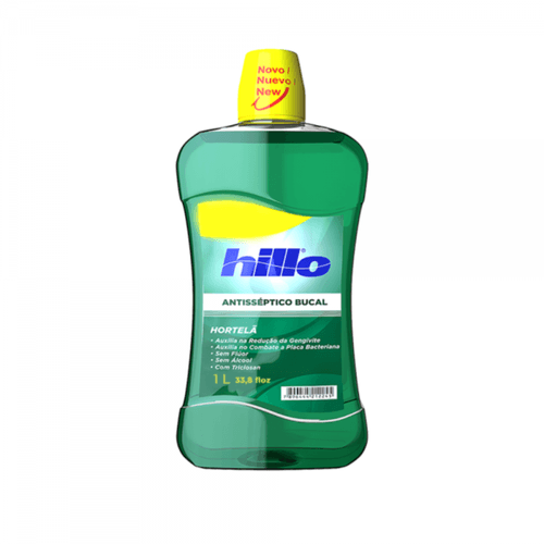 Antisséptico Bucal Hillo hortelã com 1L