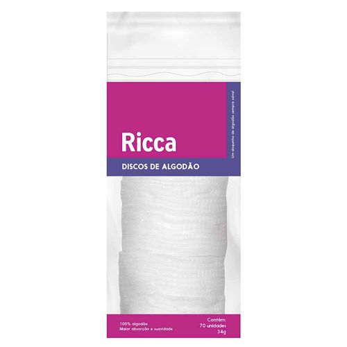 Disco De Algodão Ricca