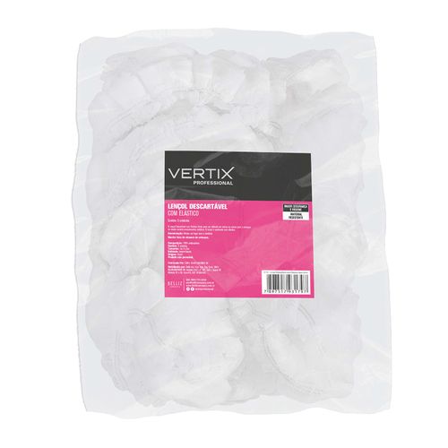 Lençol Descartável Com Elástico c/5 Unidades Vertix Lençol Descartável Com Elástico c/5 Unidades Vertix