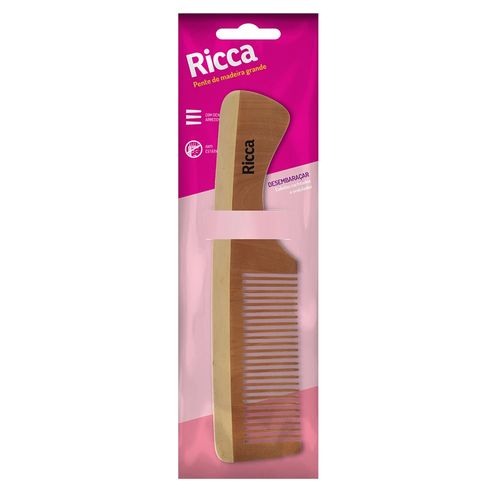 Pente De Madeira Grande Ricca Pente De Madeira Grande Ricca