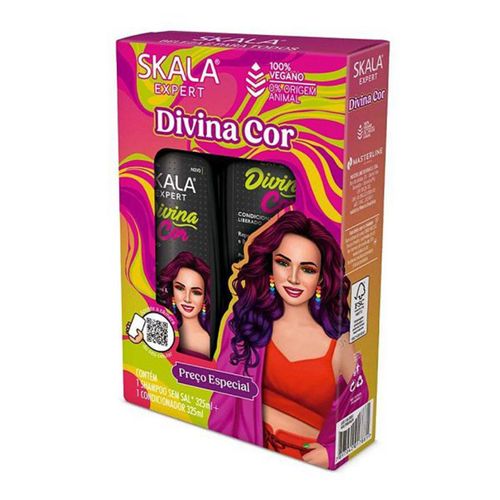 Skala Kit Shampoo + Condicionador Divina Cor