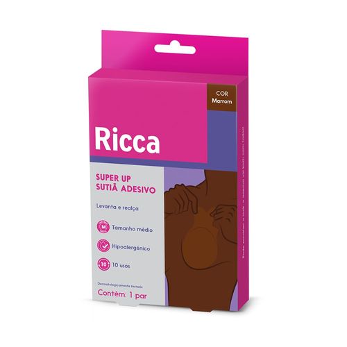 Sutiã Adesivo Ricca M Marrom Sutiã Adesivo Ricca M Marrom