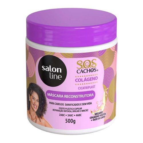 Salon Line Máscara Reconstrutora Colageno 500g Salon Line Máscara Reconstrutora Colageno 500g