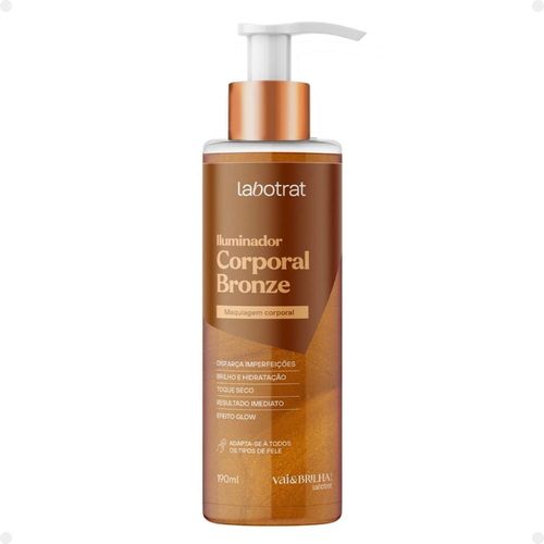 Iluminador Corporal Labotrat Vai & Brilha! Bronze 190ml