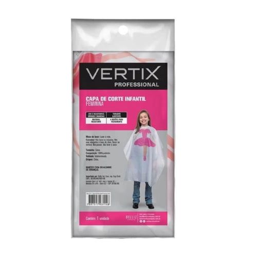Capa De Corte Infantil Feminina Vertix