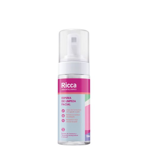 Espuma De Limpeza Facial Ricca 150ml