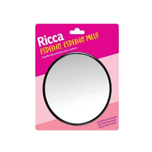 Espelho De Aumento 3 X Com Ventosa Ricca
