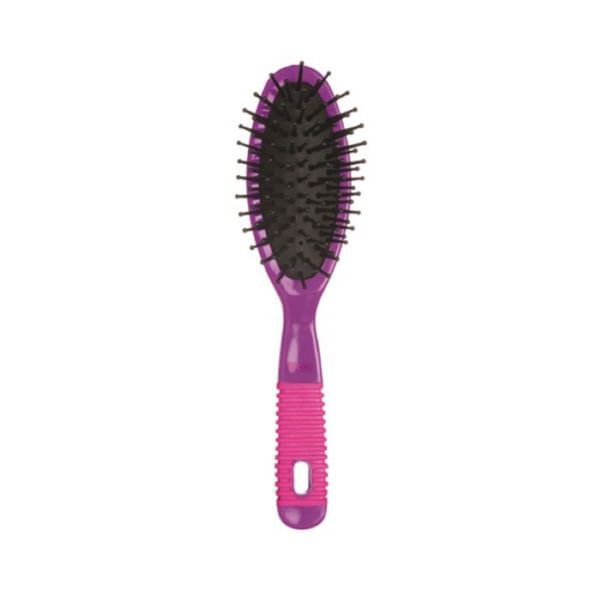 Escova Ricca Pequeno Pink/Purple Oval Ricca