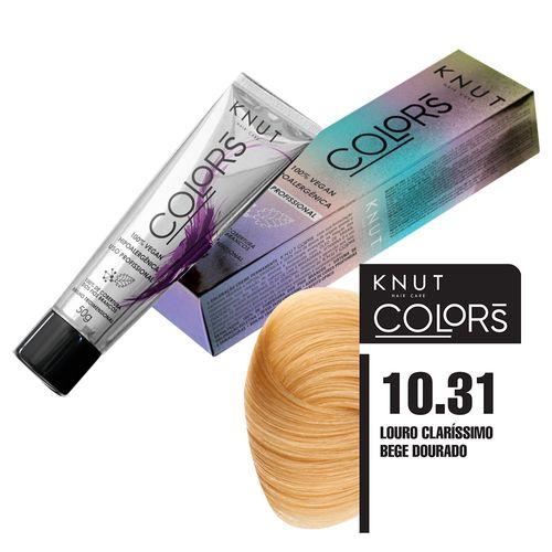 Knut Colors 50G Cor 10.31 Louro Clarissimo Bege Dourado