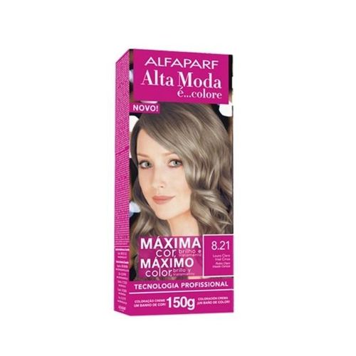 Tintura Alta Moda Especial 8.21 Louro Claro 150g
