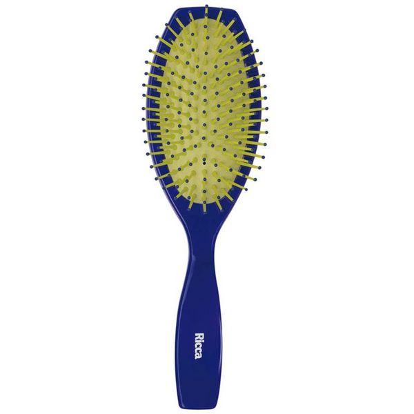 Escova Ricca Oval Blue
