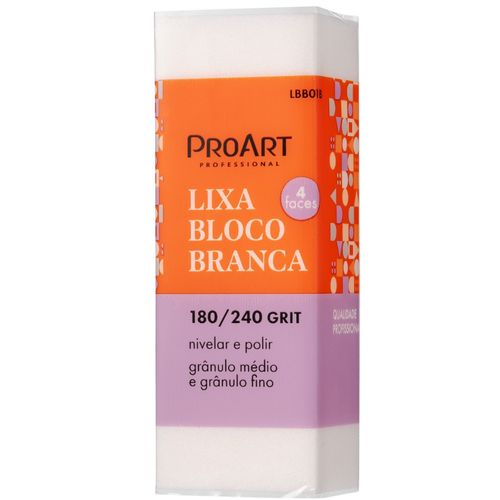 Proart Lixa Bloco Branca Proart Lixa Bloco Branca