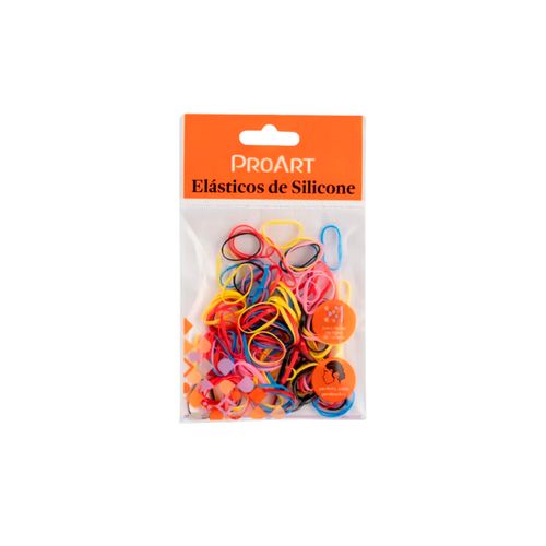 Proart Elásticos Es02B Silicone G Sortido C/100 Unidades