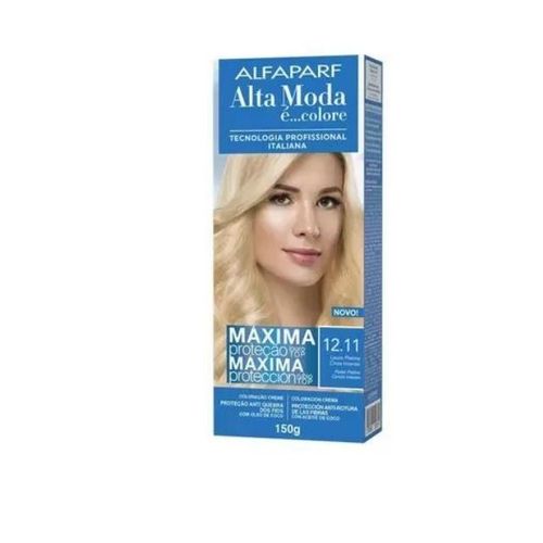 Tintura Alta Moda 12.11 Louro Platinado Cinza Intenso 150g Tintura Alta Moda 12.11 Louro Platinado Cinza Intenso 150g