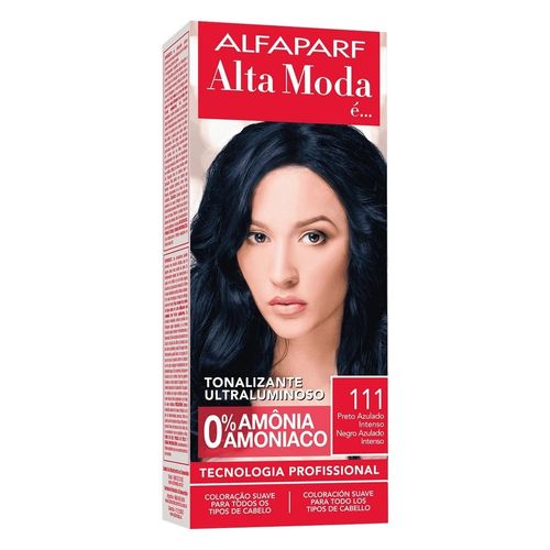 Tintura Alta Moda Tonalizante 1.11 Preto Azulado 120g