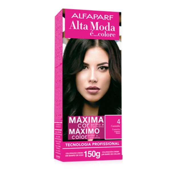 Tintura Alta Moda 4 Castanho 150g