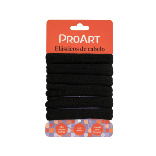 Proart Elástico Preto Com 6 Unidades Proart Elástico Preto Com 6 Unidades