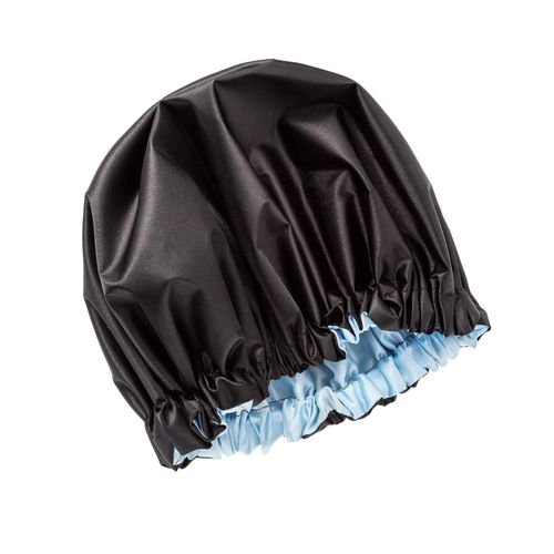 Touca De Banho 2 Em 1 Preta e Azul Proart