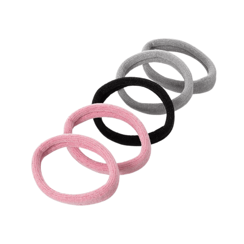 Proart Elástico Rosa, Cinza e Preto 5 Unidades