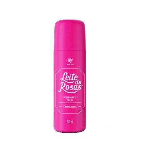 Desodorante Spray Leite De Rosas 90g