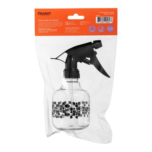 Pulverizador Proart De Plástico Black 250ml Pulverizador Proart De Plástico Black 250ml
