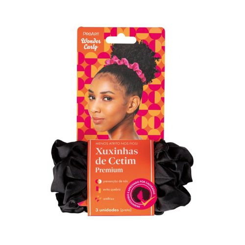 Proart Xuxinhas De Cetim Premium Preto