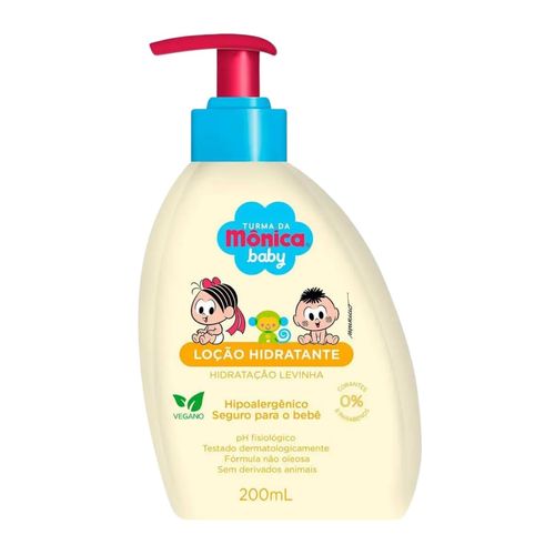 Hidratante Infantil Turma Da Mônica 200ml Levinha