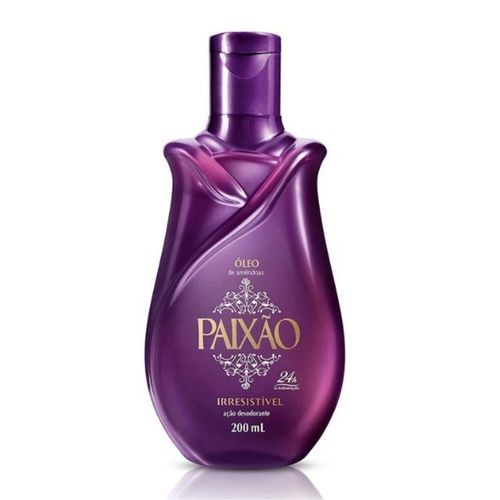 Óleo De Amêndoas Paixão 200ml Irresistível Óleo De Amêndoas Paixão 200ml Irresistível