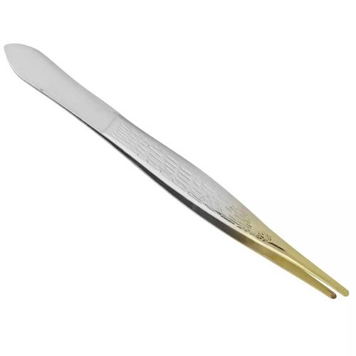 Enox Pinça Ponta Dourada Fina