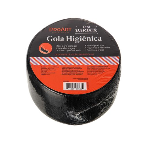 Gola Preta Higiênica Descartável Para Barbearia Proart Gola Preta Higiênica Descartável Para Barbearia Proart