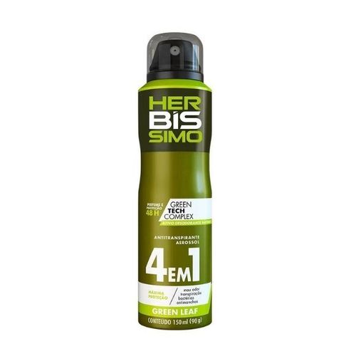 Desodorante Aerosol Herbissimo 150ml Green Leaf Desodorante Aerosol Herbissimo 150ml Green Leaf