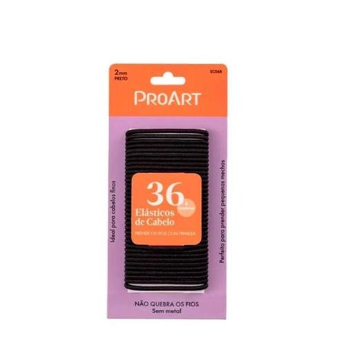 Elásticos de Cabelo 2mm Duo 36 Unidades ProArt