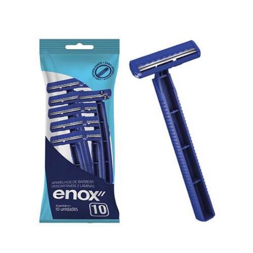 Barbeador Enox 2 Laminas C/10 Unidades