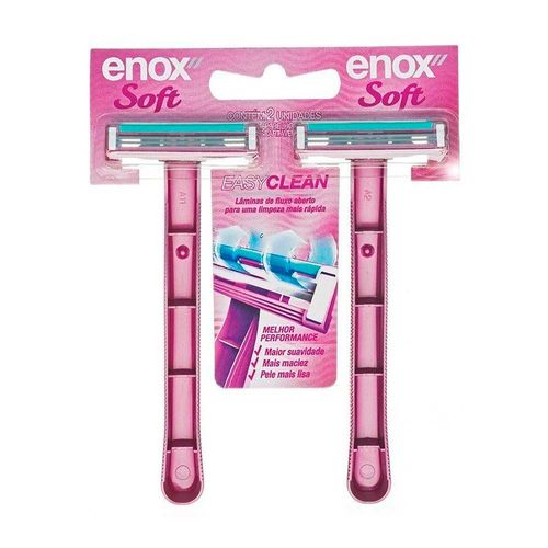 Enox Soft - Aparelho De Barbear Feminino (2 Unidades)
