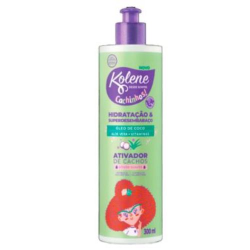 Ativador De Cachos Infantil Kolene 300ml Cachinhos Ativador De Cachos Infantil Kolene 300ml Cachinhos