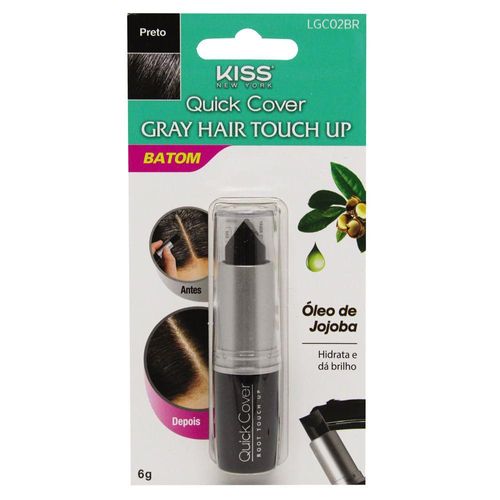 Kiss Ny Gray Hair Batom - Castanho Kiss Ny Gray Hair Batom - Castanho