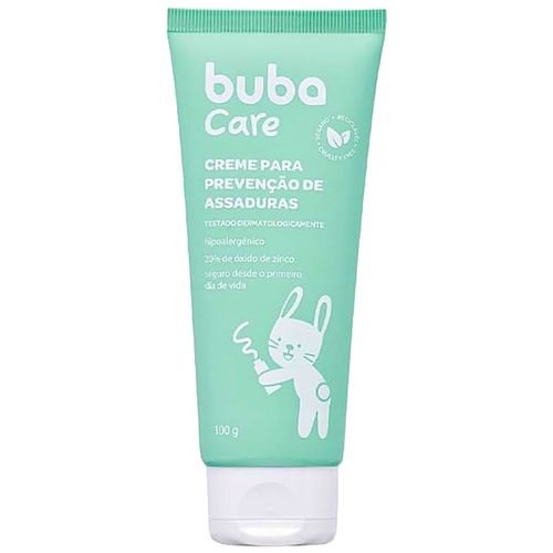 Creme para Prevenção de Assaduras Buba para Bebê 100g Creme para Prevenção de Assaduras Buba para Bebê 100g
