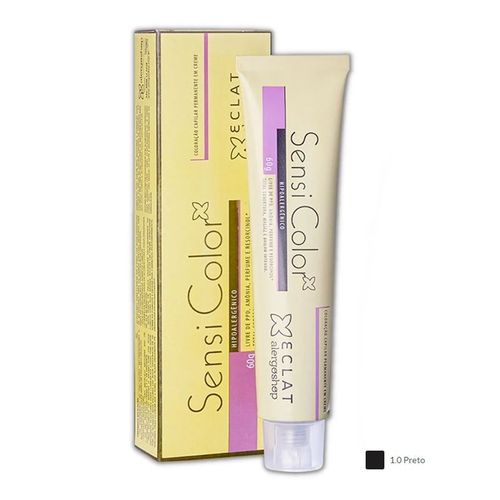 Tintura Hipoalergênica Alergoshop Cor 1.0 Preto 60g Tintura Hipoalergênica Alergoshop Cor 1.0 Preto 60g