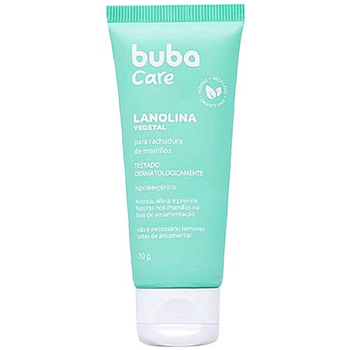 Creme de Lanolina Vegetal Buba Care para Seios - 30 gramas