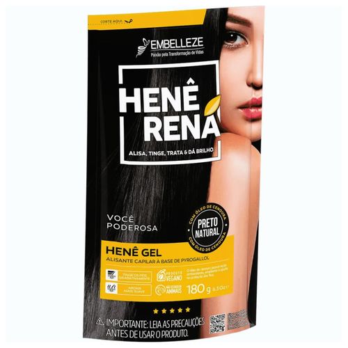 Henê Novex Rená Preto Natural 180g