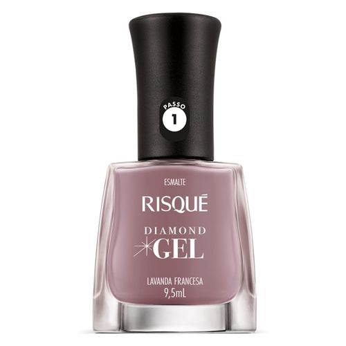 Esmalte Risque Diamond Gel Lavanda Francesa