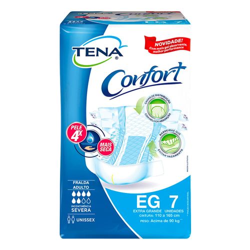 Fralda Adulto Tena Confort Reg Eg 7 Unidades Fralda Adulto Tena Confort Reg Eg 7 Unidades