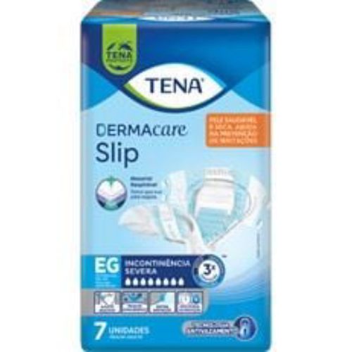 Fralda Adulto Tena Dermacare Regular Eg c/7 Unidades