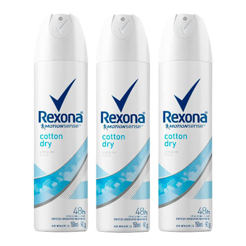 Kit-Desodorante-Aerosol-Rexona-Feminino-Cotton-Dry-90g-3-Unidades-Pacheco-9001221